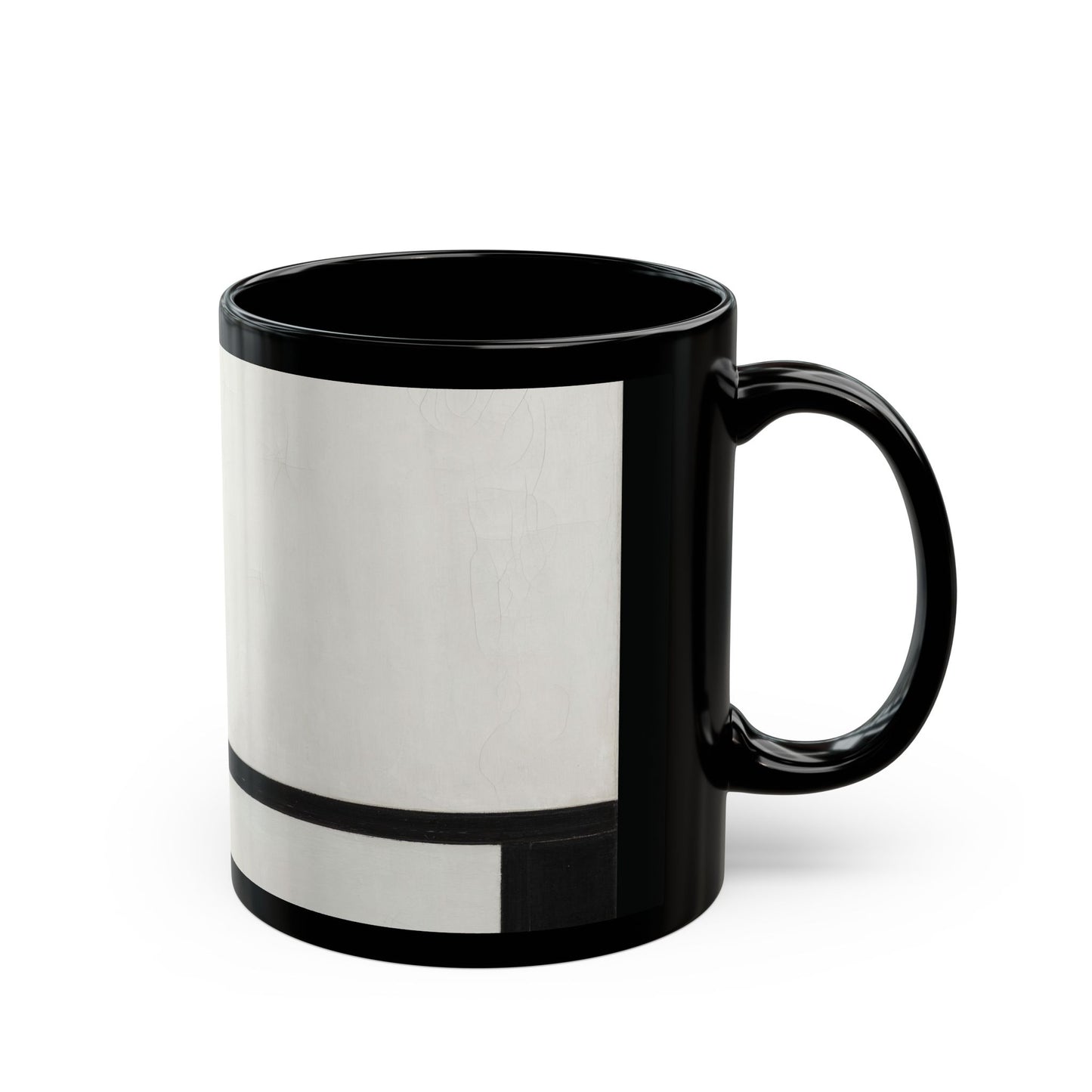Piet Mondrian ⎮ Composition No. I, with Red and Black ⎮ 11oz Black Mug